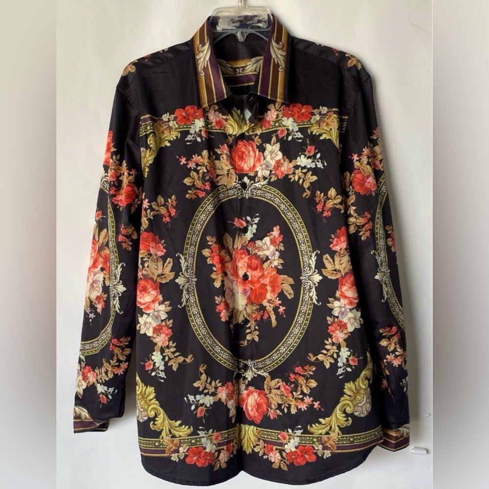 Dolce Gabbana art piece shirt floral motive